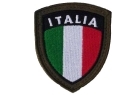 Toppa scudetto patch Velcro Italia per mimetica militare
