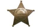 Distintivo Stella da Sceriffo Indian Police Tahleouah Cm.7.6