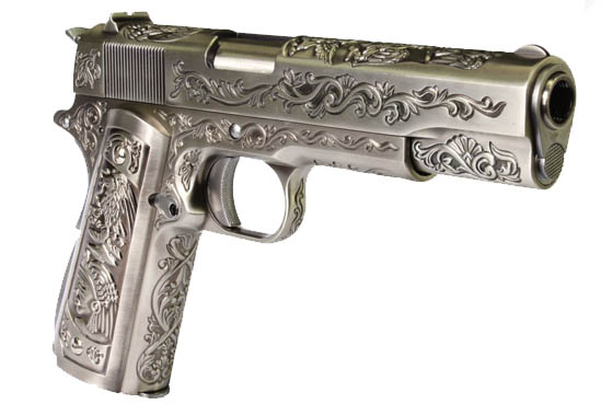 WE 1911 Silver  Floral Inca Chrome Special Edition