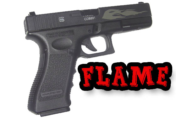 Glock 17 Flame Limited Edition Scarrellante gas