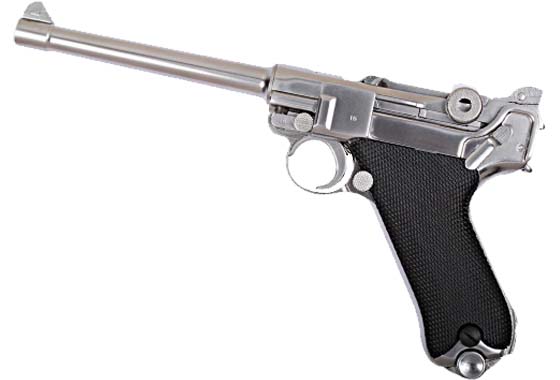 Pistola Tedesca Luger P08 6" INOX WE-P005