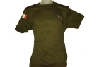 T-shirt taglia M bandiera Italia grado Tenente verde oliva