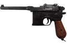 Mauser C96 inerte calcio in legno 32Cm.